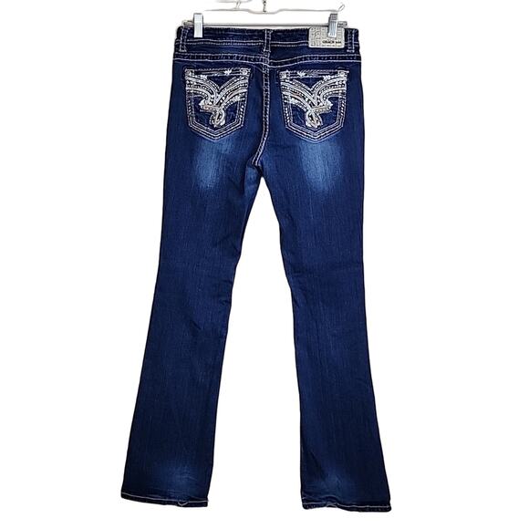 Grace in LA Embroidered Jeans - Picture 1 of 5